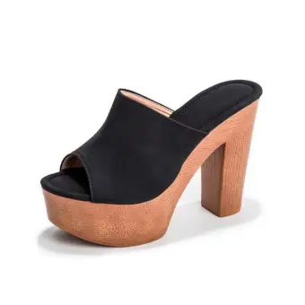 slingback platform heels