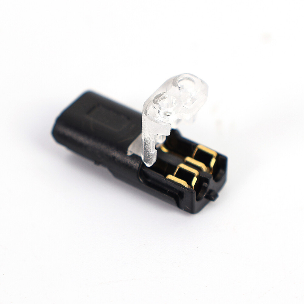 10pcs 2pin Pluggable Wire Connector Quick Splice Electrical Cable Crimp Terminals for Wires Wiring 22-20AWG LED Car Connectors