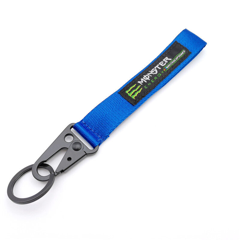 1 PC Monster Energy Motorcycle Keychain Olecranon Key chain Embroidery Key Chain Collection Keyring