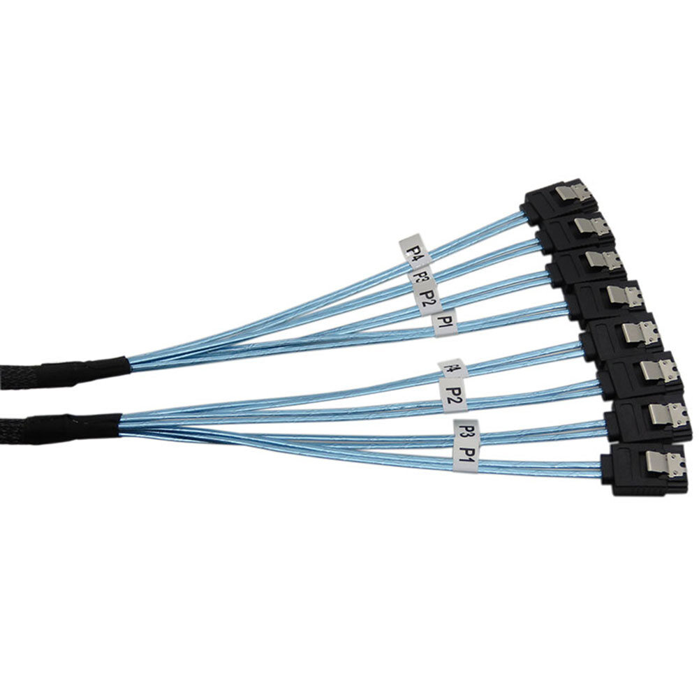 Splitter Cable Computer Accessories SATA III SAS CableFemale Data Cable for Server SATA 7 Pin Female to SATA 7 Pin​