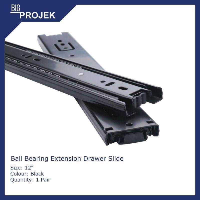 Ball Bearing Extension Drawer Slide Black Lazada