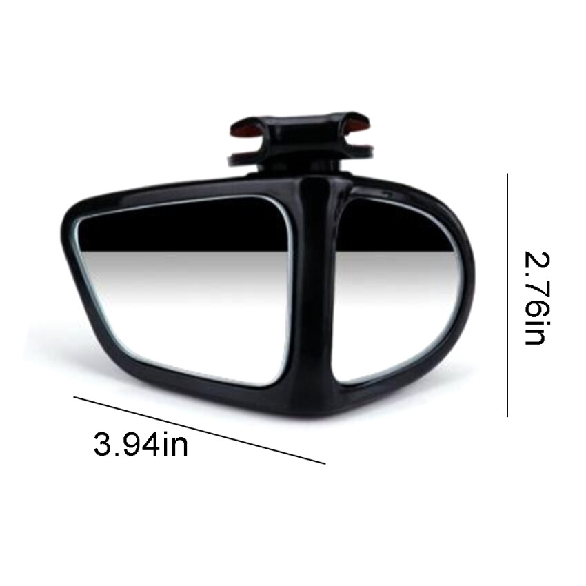 2pcs 360-Degree High-Definition Car Blind Spot Mirror Rotatable And Adjustable 2 Side Wide-Angle Exterior Car Rearview Mirror Parking Mirror