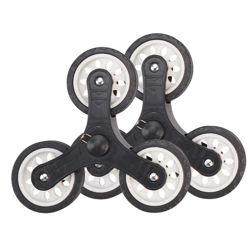 Shopping Cart Stair Climbing Triangle Wheel Sliding Rollers Replacement