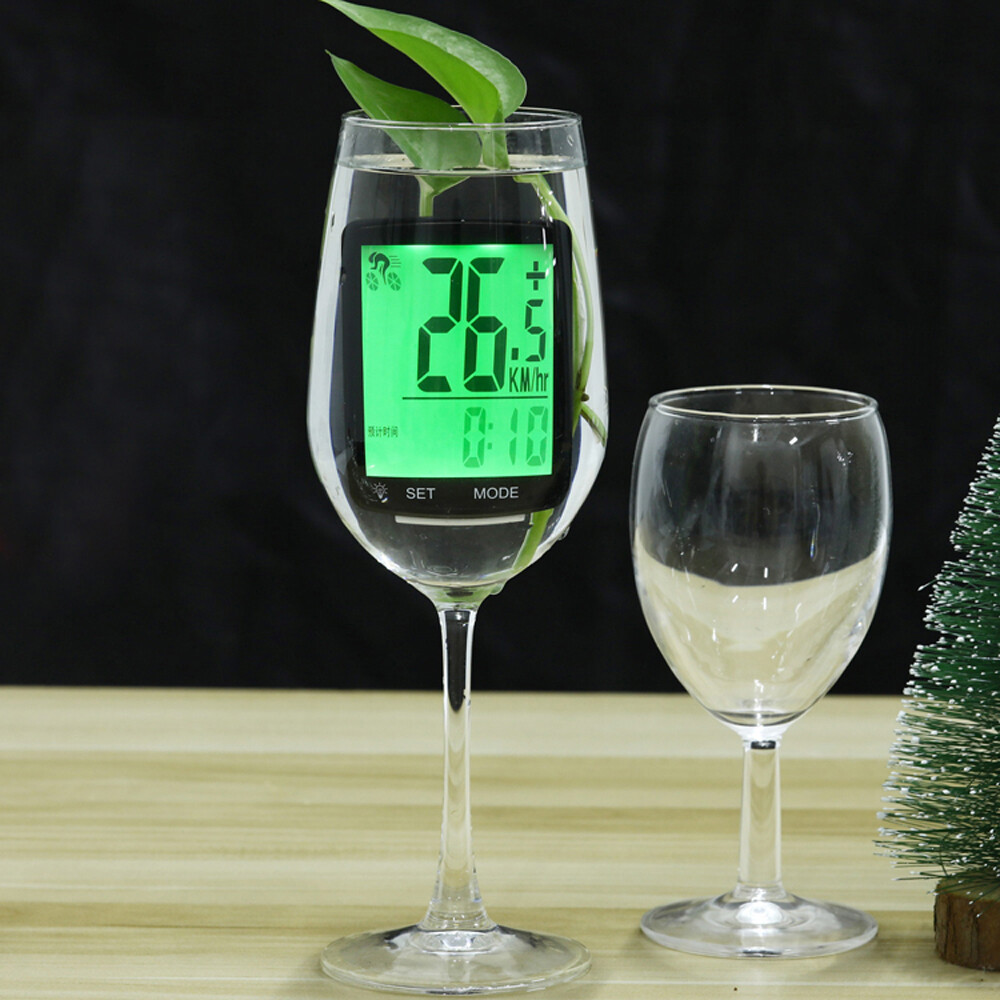 TOMSHOO Màn Hình LCD Đa Chức Năng Đồng Hồ Xe Đạp Không Dây Xe Đạp Không Thấm Nước Đồng Hồ Đo Tốc Độ Xe Đạp 2.8Inch Không Thấm Nước