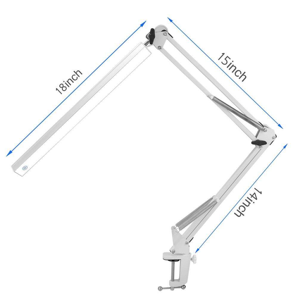 Bán Chạy nhất Gấp KẸP USB ĐÈN LED Để Bàn Dài Cánh Tay Điều Khiển Cảm Ứng Âm Trần Để Bàn