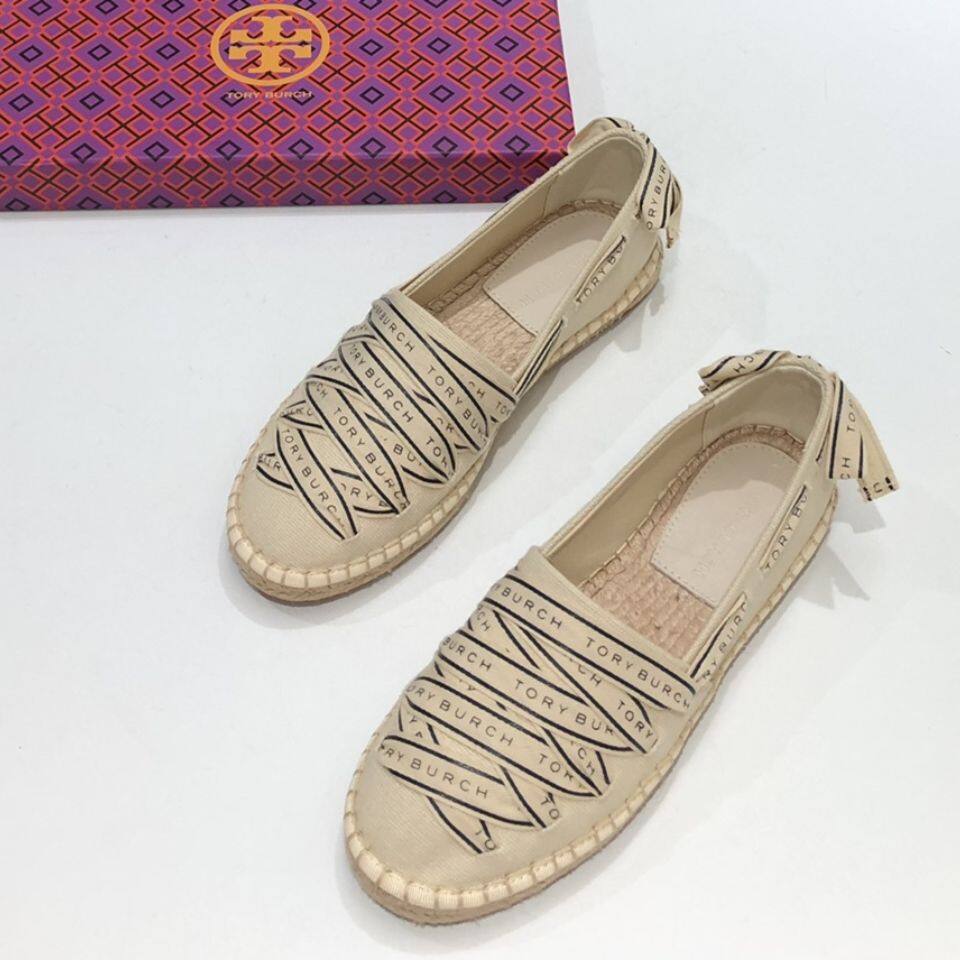 HONGKONG Tory Burch] Tory Burch 2021summer New Straw Wear Strap