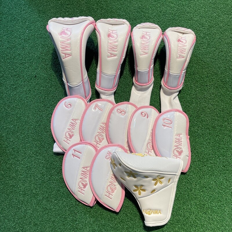 Authentic HONMA Golf clubs wood club covers women's club head covers club cap covers wood club covers protective covers new styles imported Japan