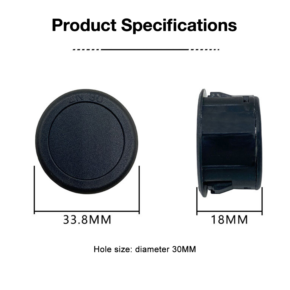 Diymore LED Digital Display Circular Two-wire Voltmeter DC 4-100V DC Digital Voltmeter Head Display Reverse Connection Protection