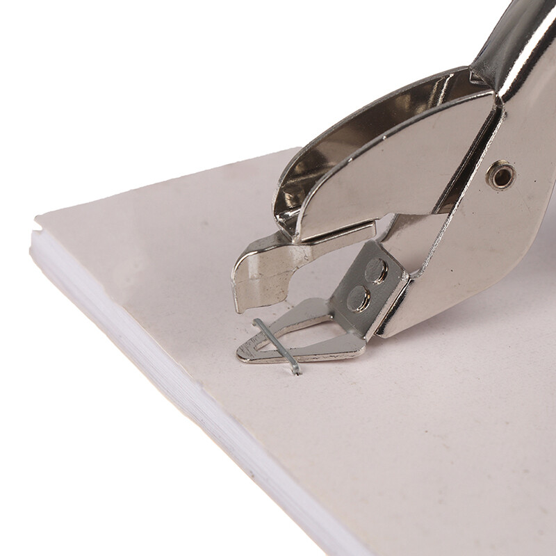 【Qinyu】 1Pcs Chịu Lực Cao Kim Loại Máy Gỡ Ghim Dập Móng Tay Dụng Cụ Kéo Dụng Cụ Tháo Stapler Dụng Cụ Nẹp Viền Vải