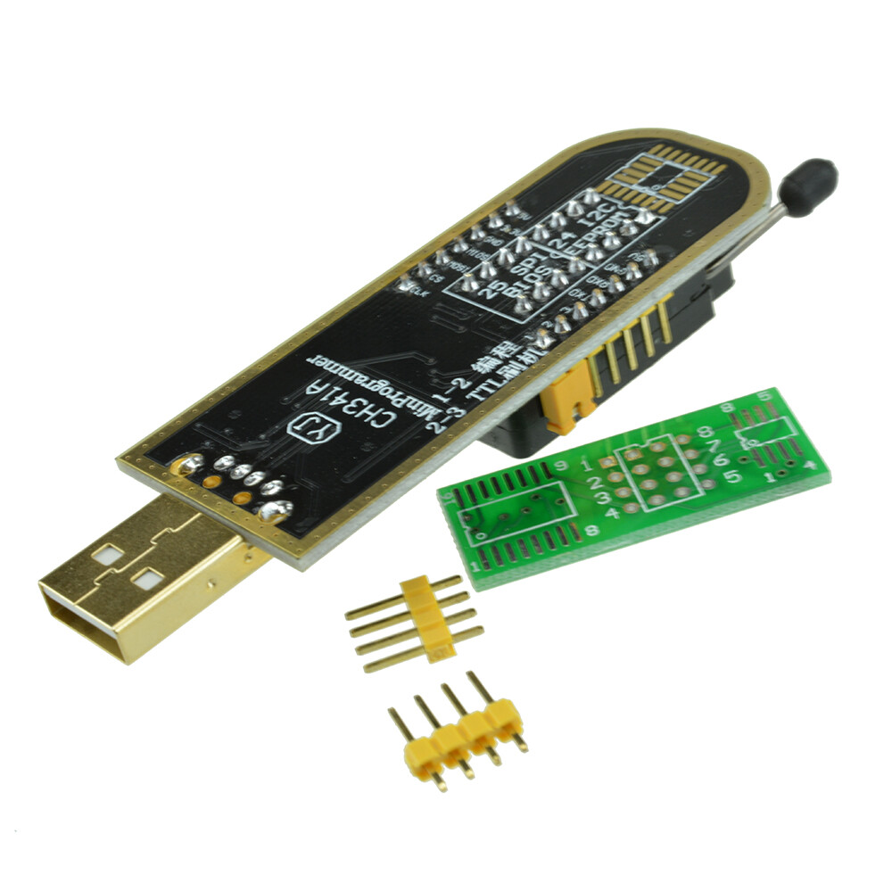 Bộ Lập Trình USB Aideepen Chính Hãng Chip Ghi Dòng CH341A 24 EEPROM BIOS Writer 25 SPI Flash
