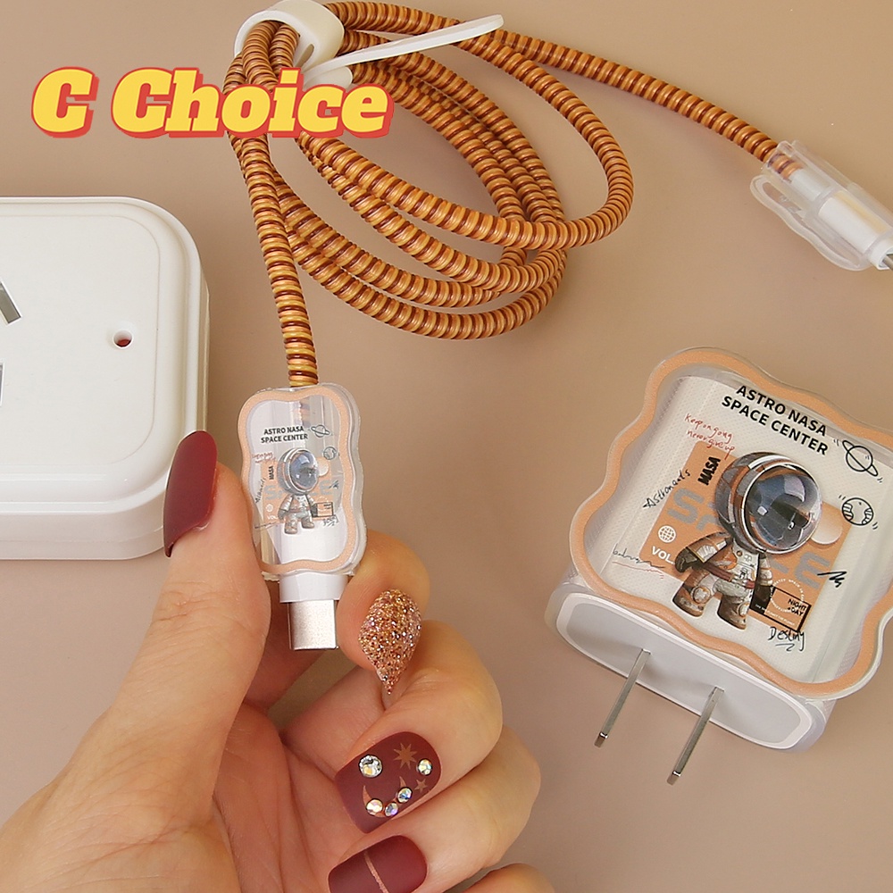 Phone Chargering Cable Protector /Earphone Cable protector/Cord  Protector  for i-phone cable  11 12 13 13pro 14promax i-pad chargering case type c port [cchoice]