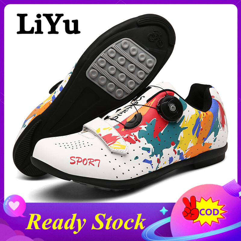 LiYu Giày Đạp Xe Rằn Ri Cho Cặp Đôi Giày Đạp Xe Đường Trường Không Khóa