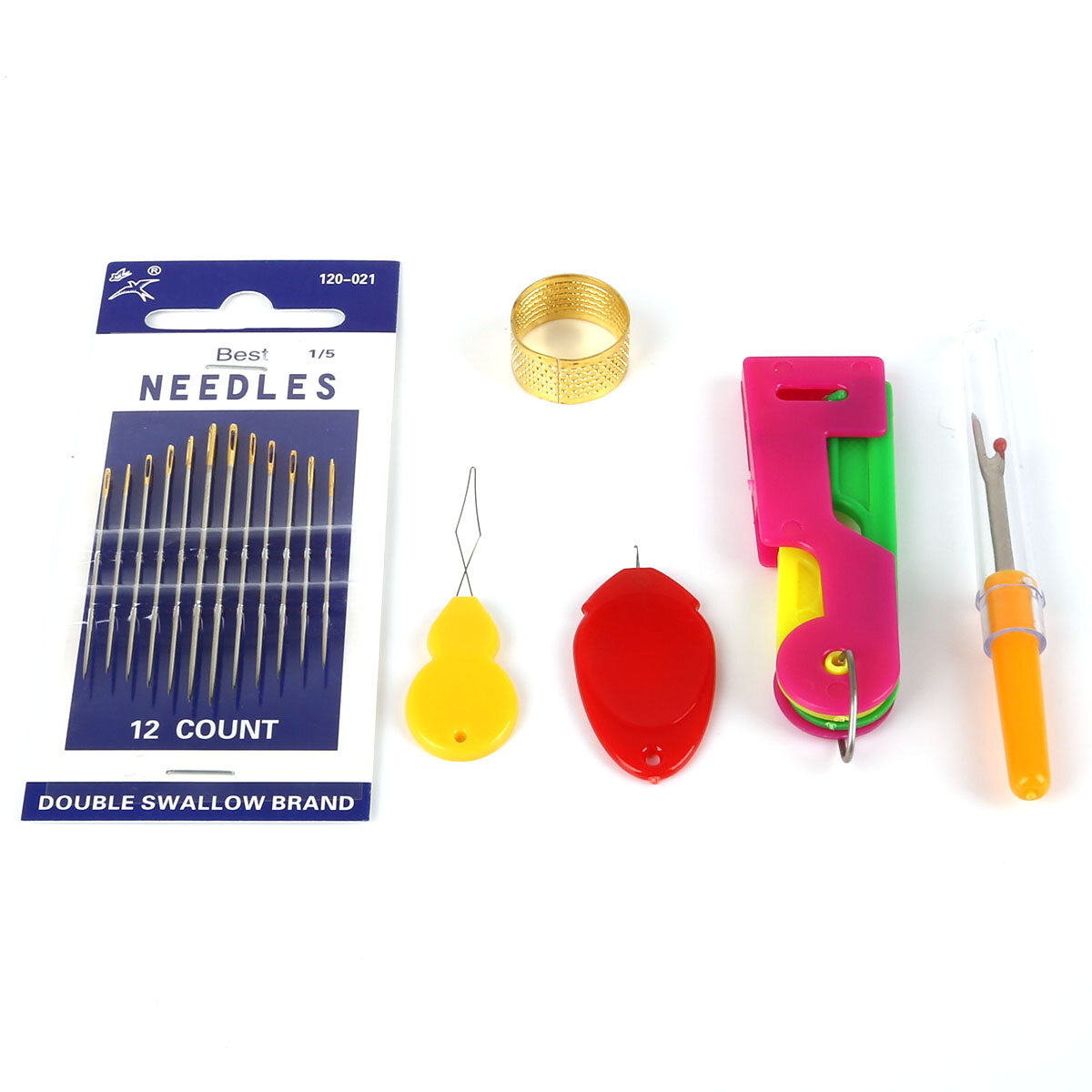3-15 Cái/túi Đa Chức Năng May Kim Xỏ Thimble Threading Công Cụ Cao Cấp Hướng Dẫn Kim Thiết Bị Dễ Dàng Tự Động May
