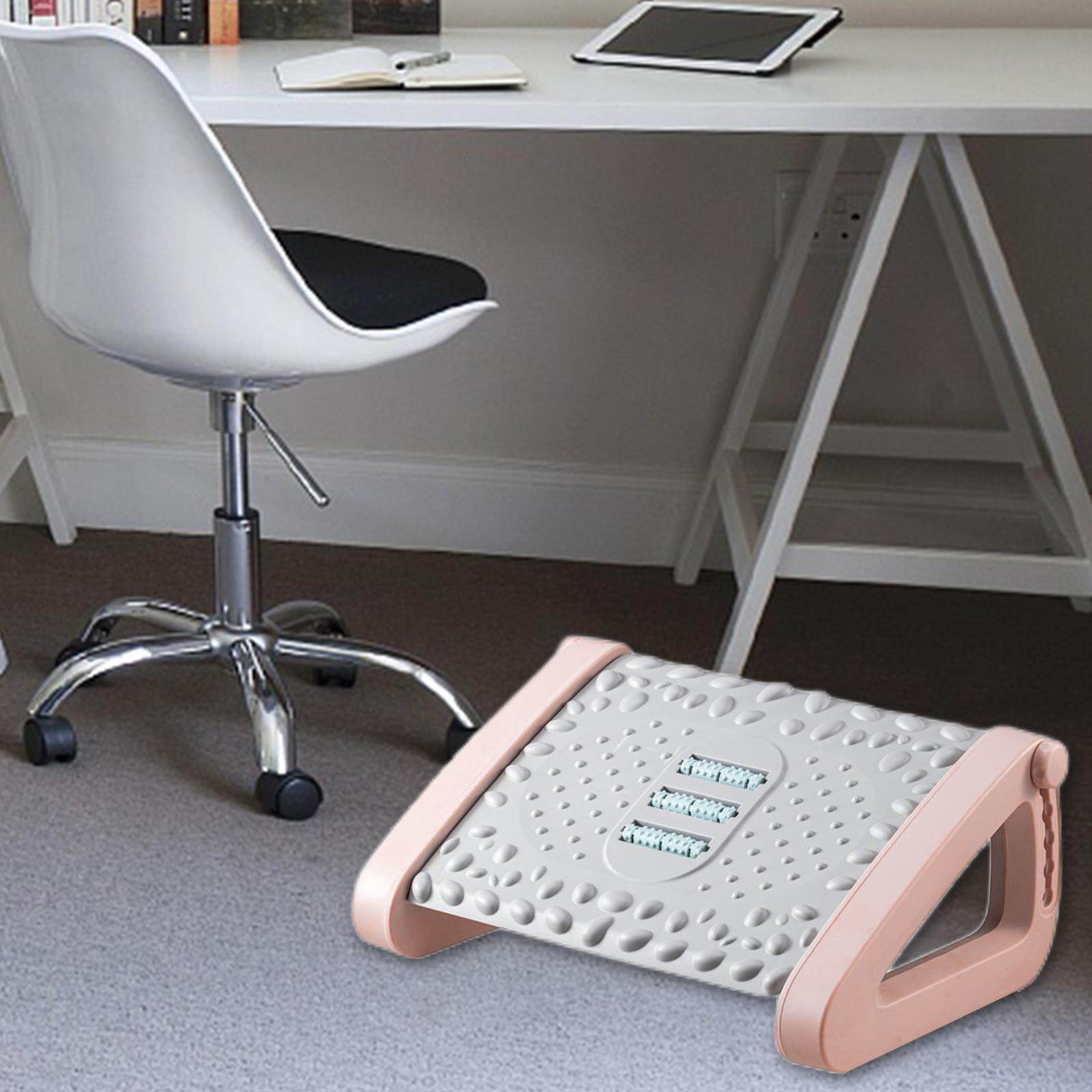 Blesiya Adjustable Foot Rest-- Improved Posture Solemassage Thicken Plastic for Work