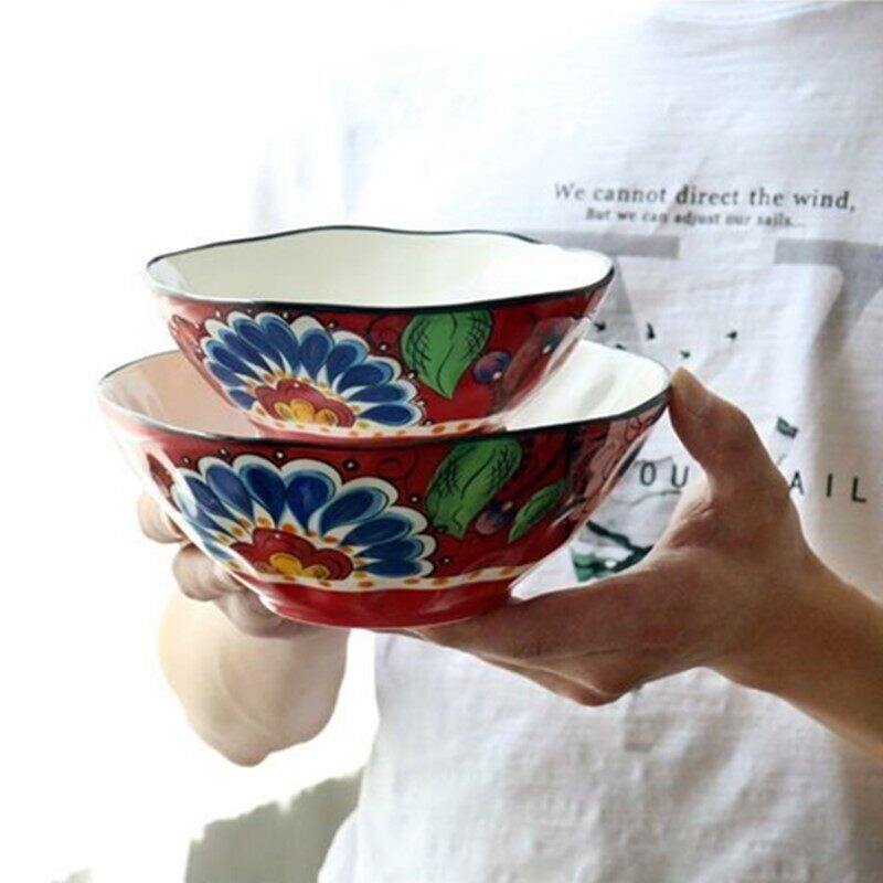 OMK American Style Underglaze Ceramic Mug 500ML Breakfast Cup Natalia Collection