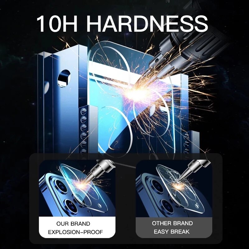 Full Cover Camera Lens Protector on for iPhone 13 12 11 Pro Max Mini Tempered Glass for iPhone 13 Pro Max Camera Protector