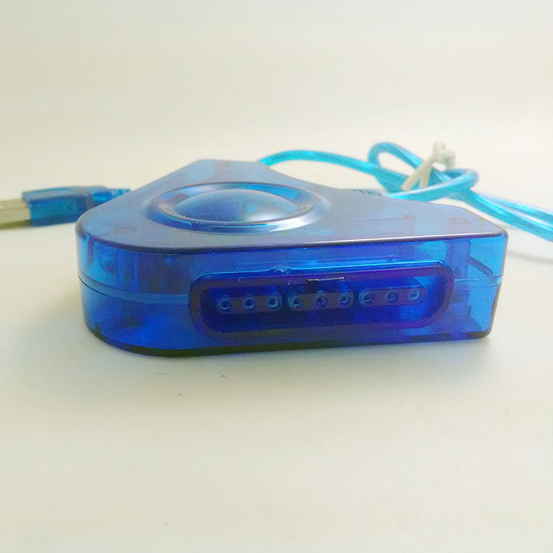 Narsta Tay Cầm Chơi Game PS2 Sang PC Cho Playstation Bộ Chuyển Đổi USB Bộ Điều Khiển USB Kép Cáp Máy Chơi Game PS2 Hấp Dẫn Tay Cầm Điều Khiển USB Máy Tính