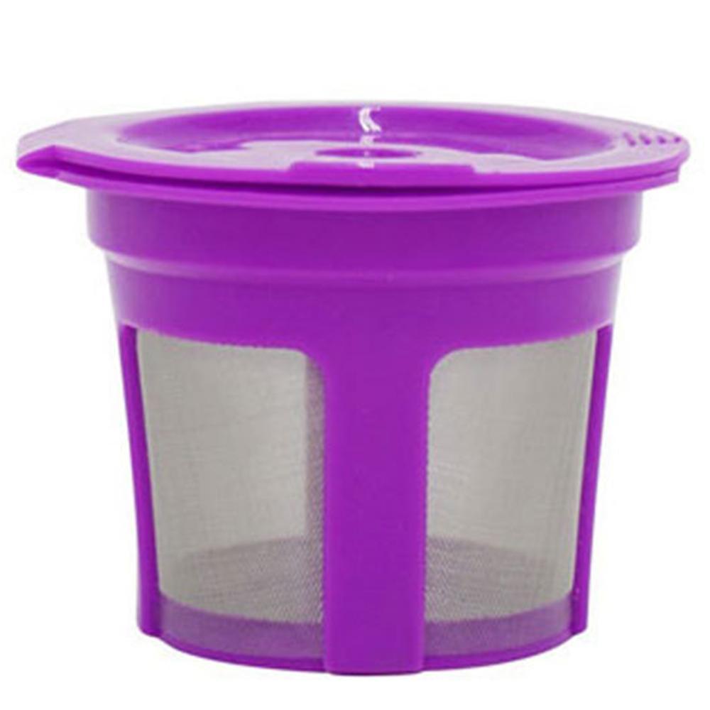 3/6PCS Coffee Pod Filled Capsule Cup Stainless Micro Mesh Reusable Cup Strainer for Keurig 2.0 1.0 Mini Plus