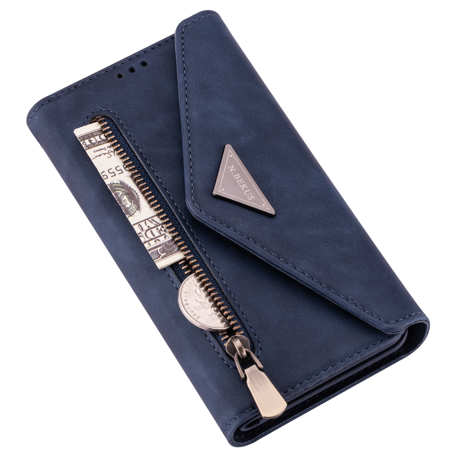 Ốp Cho Samsung Galaxy Note10 Plus S9 Plus S8 S10 Note9 Note8 Note 10 Lite A52S A22 S22 Ultra Note20 Ultra Ốp Lưng Dây Đeo Chéo Ví Có Khóa Kéo Tháo Rời Khe Đựng Thẻ Ba Lô Ốp Điện Thoại Bằng Da