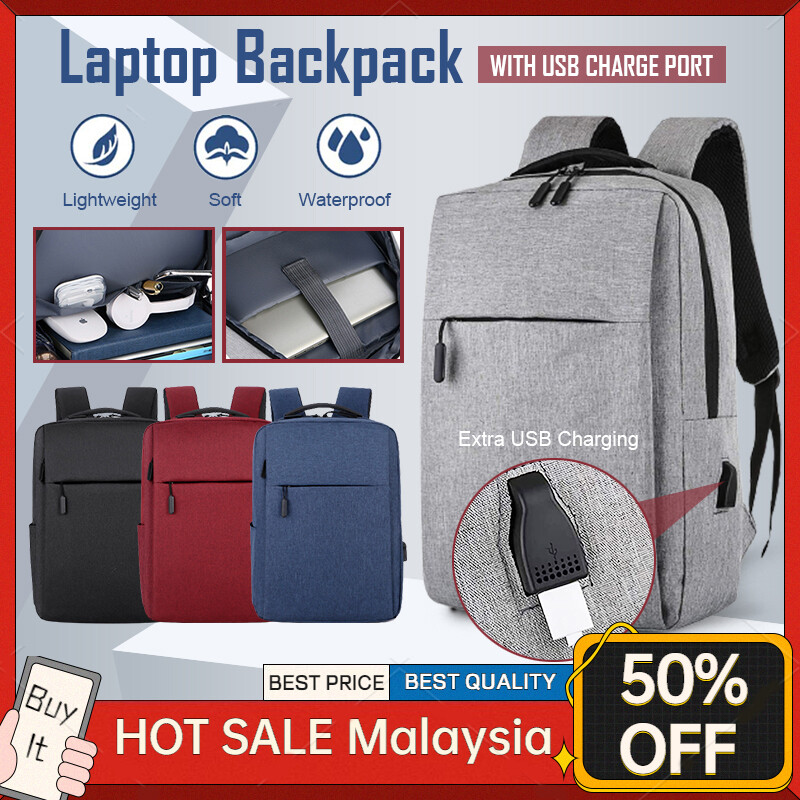 Slim Laptop Backpack Men Inch Pack Office Work Women Bagpack