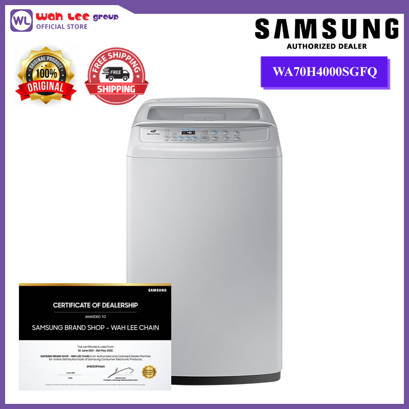 SAMSUNG Top Load Washer with Magic Filter, 7kg WA70H4000SG/FQ WAH LEE