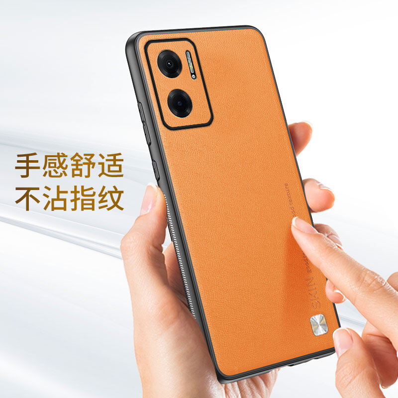 For Redmi Note 11 4G / Note 11s Casing Plain Skin Leather Cover Redmi Note11 Note11s Soft Bumper Shockproof Coque
