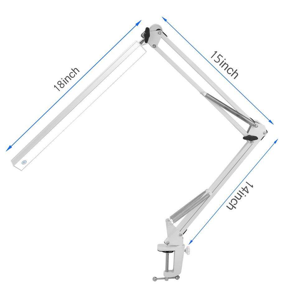 Nóng Người Bán Gấp KẸP USB ĐÈN LED Để Bàn Dài Cánh Tay Điều Khiển Cảm Ứng Âm Trần Để Bàn