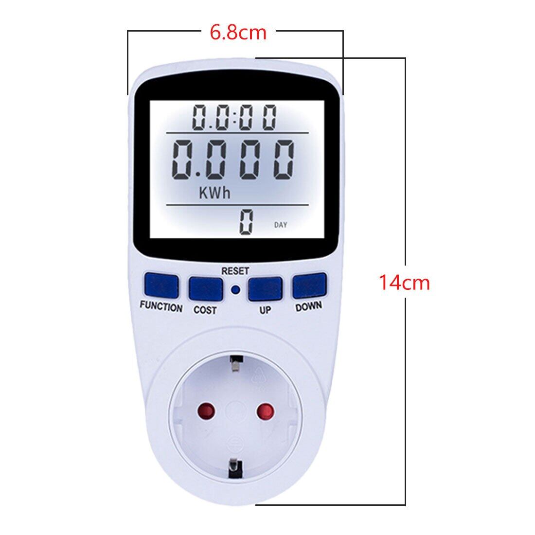 Digital Watt Meter Power Consumption Watt Kilowatt Hour Take 220 V AC