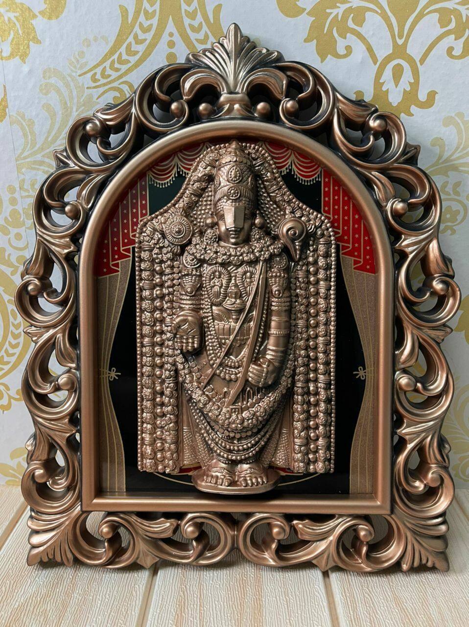 (FR22) Spiritual Photo Frame Tirupati Balaji/ Venkatachalapathi with
