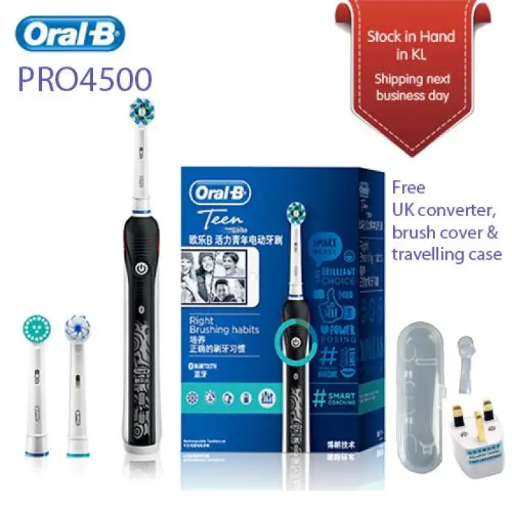 oral b electric toothbrush 4500