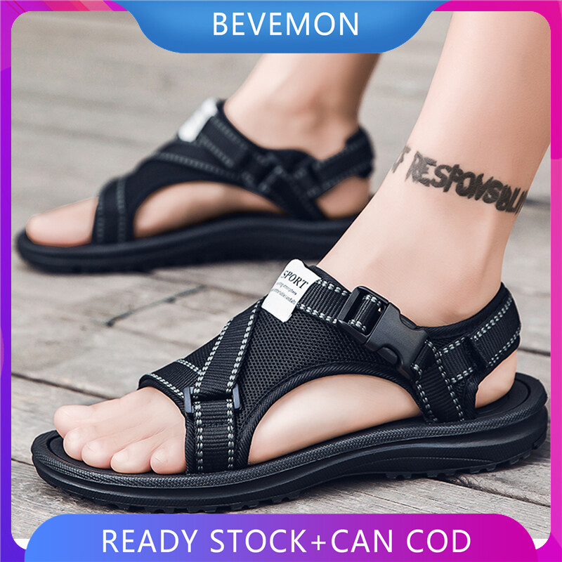 BEVEMON Men's Shoes Slip on Sandles Flip Flops Mens Shoes Mens Sandal Slipper Outdoor Fashion Student Daily Shoes Big Size 39-48