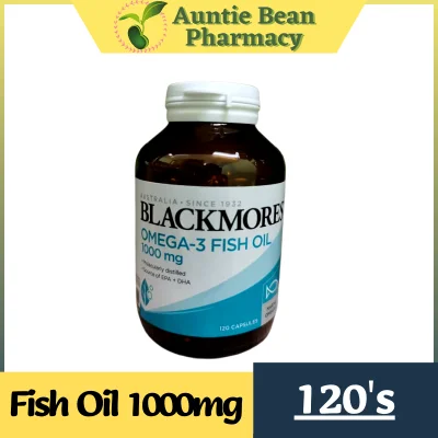 Blackmores Fish Oil 1000mg 120's exp:02/2023 NEW PACKING