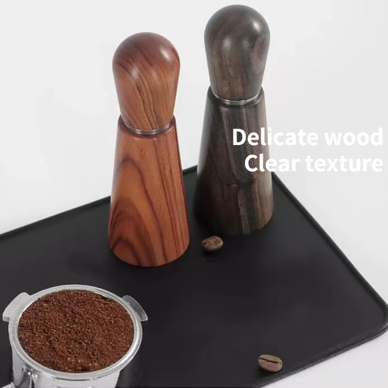 【i Cafilas】[WDT] Dụng Cụ Bằng Gỗ WDT Cào Và Đứng Phân Phối Espresso