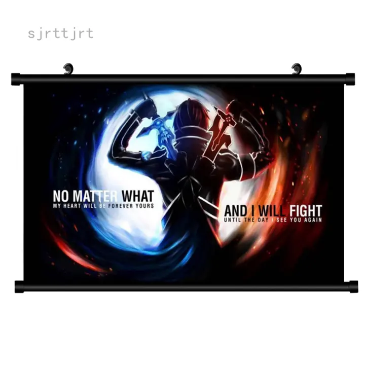 Anime Sword Art Online SAO Jasna Tung Wall Poster Scroll Home Decor Fan's Gift