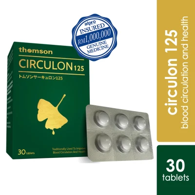 Alpro Pharmacy Thomson Circulon 125 Activated Ginkgo Extract 30s (Exp. Date: 12/2023)