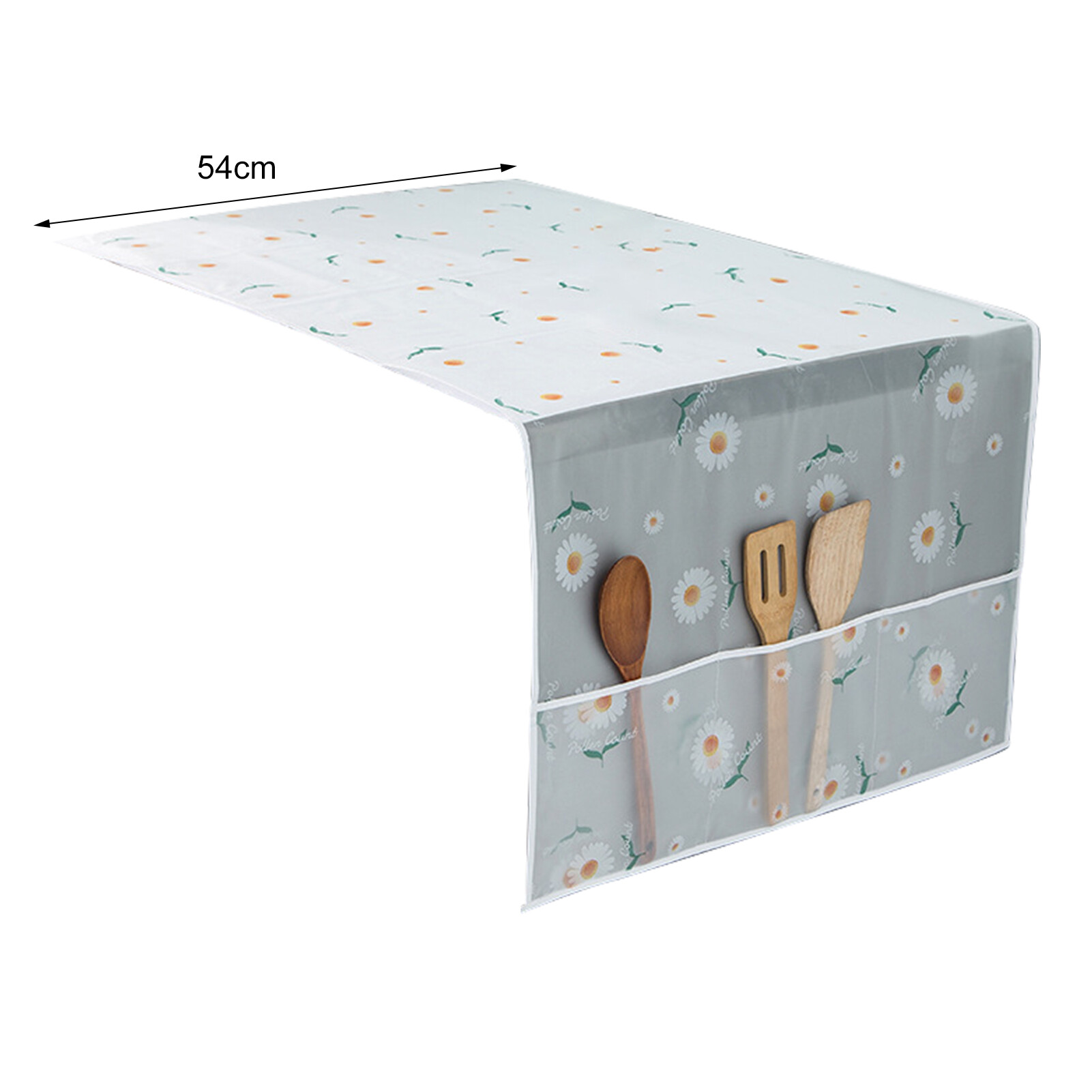 POCO Creative Refrigerator Dust Cover High Density Waterproof Fine Workmanship Feather Printing Fridge Dust Cover for Fridge Refrigerator Top Cover
