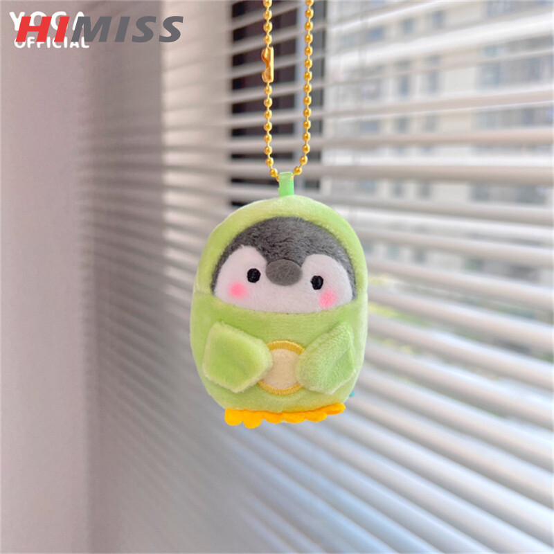 HIMISS RC Little Penguin Plush Pendant Cute Cartoon Animal Stuffed Plush Doll Key Ring Bag Pendant For Kids Gifts