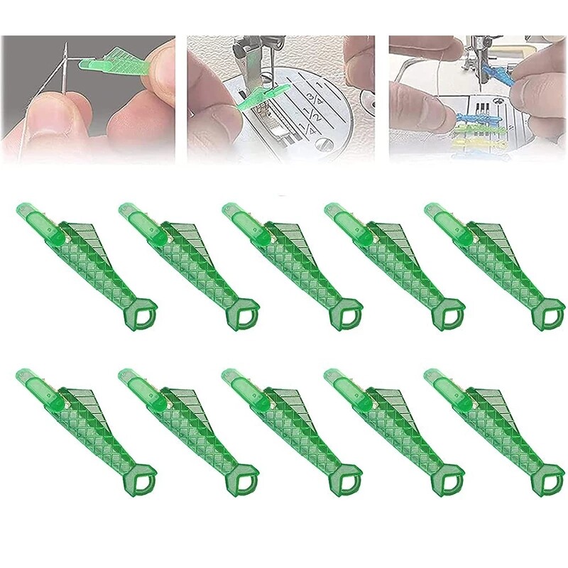 3/5/10Pcs Small Fish Automatic Needle Threader Quickly Sewing Machine Thread Insertion Tool DIY Sewing Craft Accessories