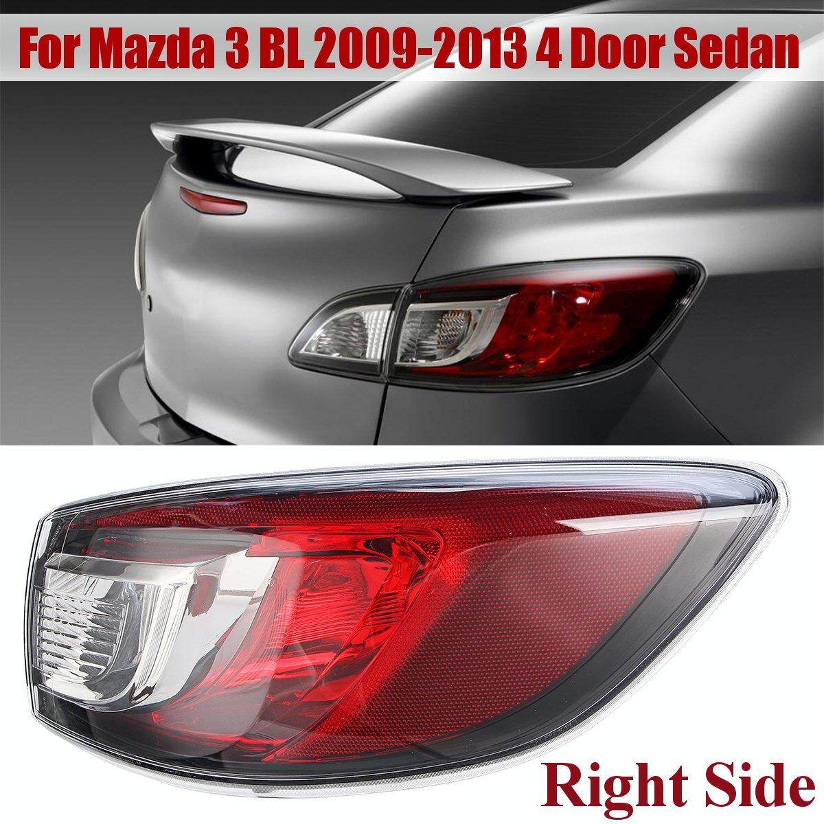 Kiri/Kanan Lampu Belakang Lampu Rem untuk Mazda 3 BL 2009-2013 4 Pintu Sedan