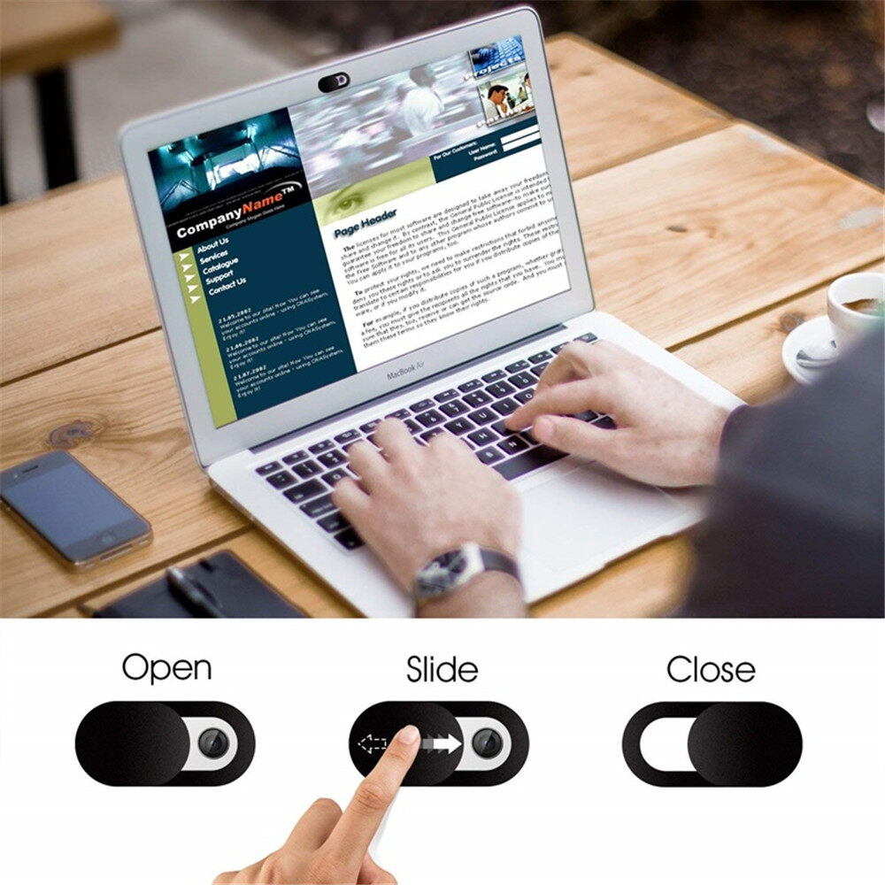 Kebidumei 3 Cái Nắp Đậy WebCam Nắp Trượt Nam Châm Màn Trập Nắp Đậy Máy Ảnh Web Thông Dụng Cho Web Máy Tính Xách Tay Máy Tính Bảng Ống Kính Miếng Dán Riêng Tư