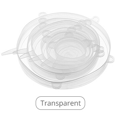 KONCO 6 Packs Silicone Stretch Lids for Various Sizes, Oenbopo Silicone Bowl Lids Food Saver Covers Wrap Bowl Pot Cup Lid- BPA Free, Dishwasher, Microwave, Oven and Freezer Safe