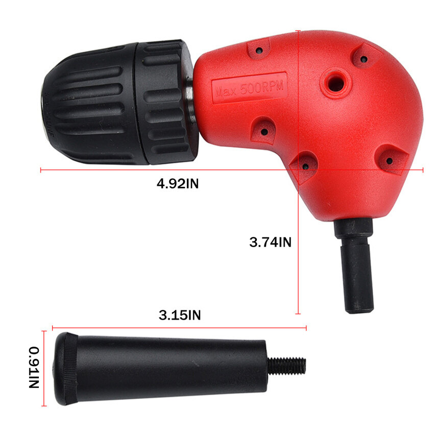 90 degree angle drill chuck bending extension right angle drill accessory high quality angle chuck drill bit adapter