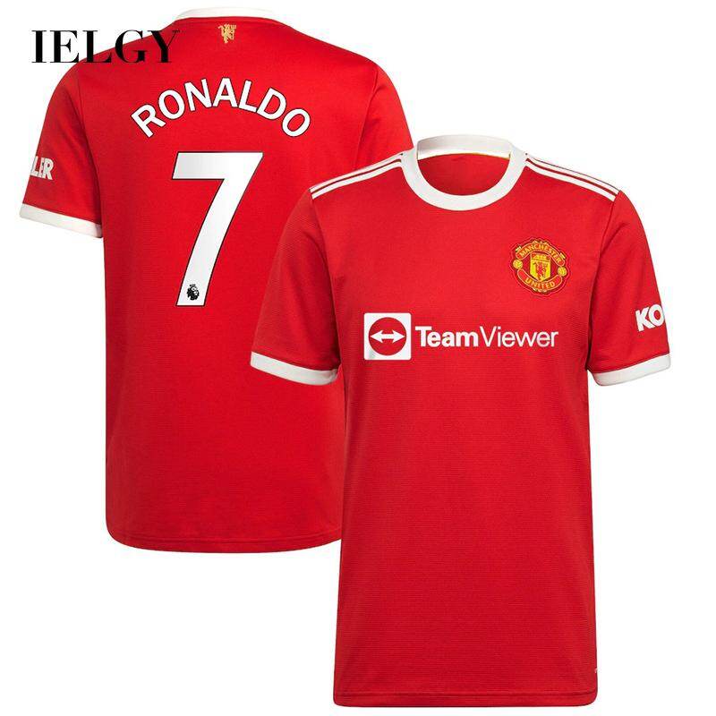 IELGY 【XS-6XL】Men's football jersey short-sleeved T-shirt, size 7 jersey