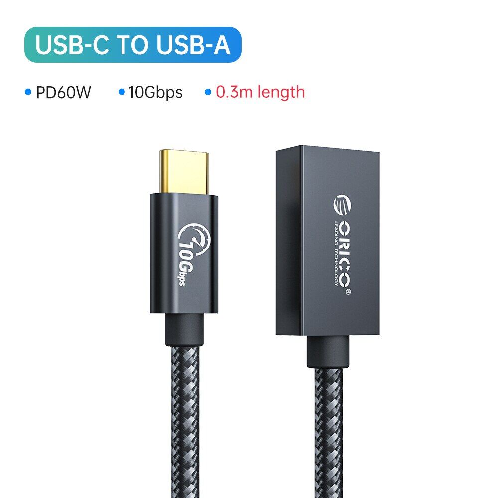 Orico usb c to usb a otg adapter type c converters male to female cable adapter for macbook pro laptop
