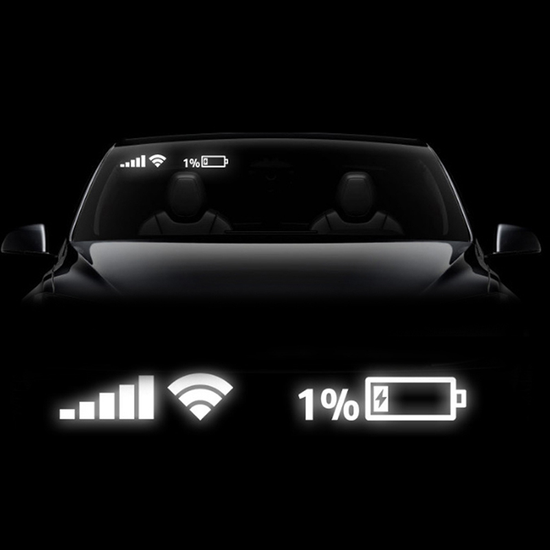สติ๊กเกอร์ติดกระจกรถยนต์สัญญาณ WiFi Power Decal ไวนิลสติ๊กเกอร์ติด ...