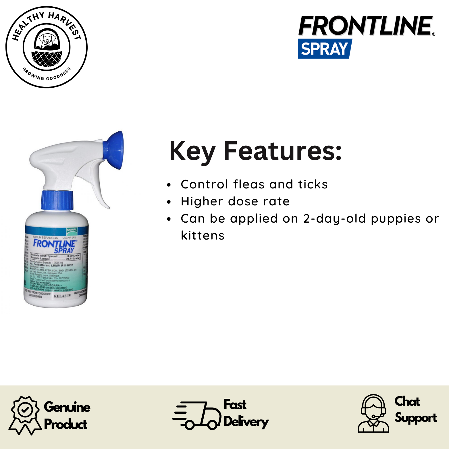 Frontline Frontline Spray 250Ml Malaysia
