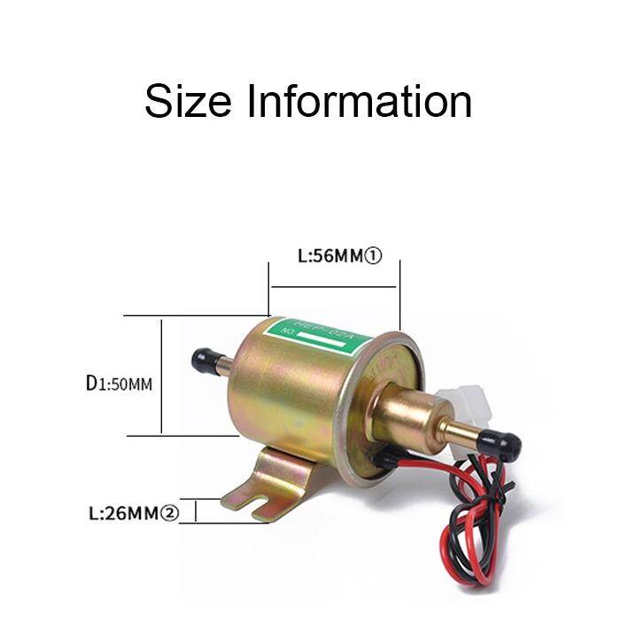 AutoMarkets HEP-02A 24V Electric Fuel Pump for Car modification