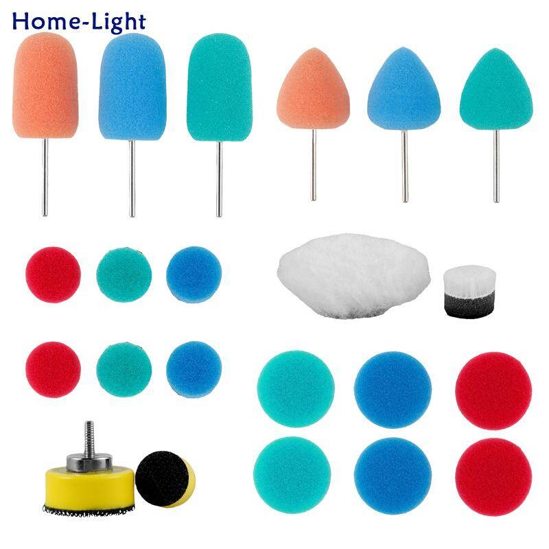 Car Detailing Polishing Pad for Polishing Waxing Mini Buffing Polishing Pads Kit for Rotary Tool 22Pcs Mini Buffing Polishing Pads Kit Reusable Car Detailing Polishing Pad Mini Polishing Foam Pads