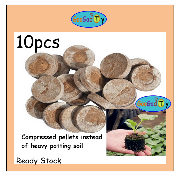 30mm Jiffy Peat Pellet Compact Cocopeat Growing Medium Pellets Seedling