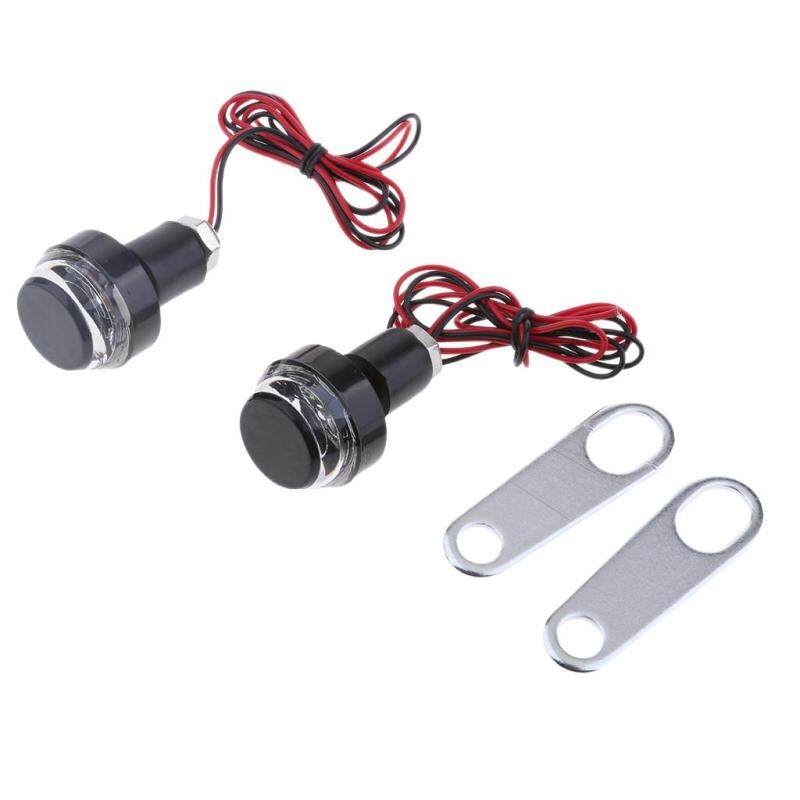 Dovewill Chỉ Báo Đầu Cắm Tay Lái Xe Máy, Đèn Báo Rẽ LED Có Giá Đỡ